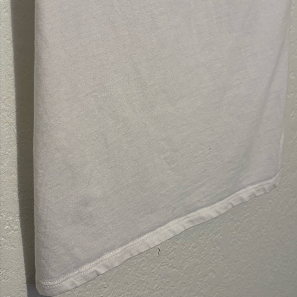 Active Basic White Deep Scoop Neck Short Sleeve T… - image 8